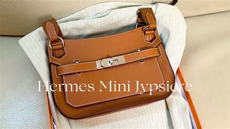 hermes mini jypsiere gold|mini size hermes gift bags.